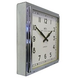 Reloj de pared Square chrome